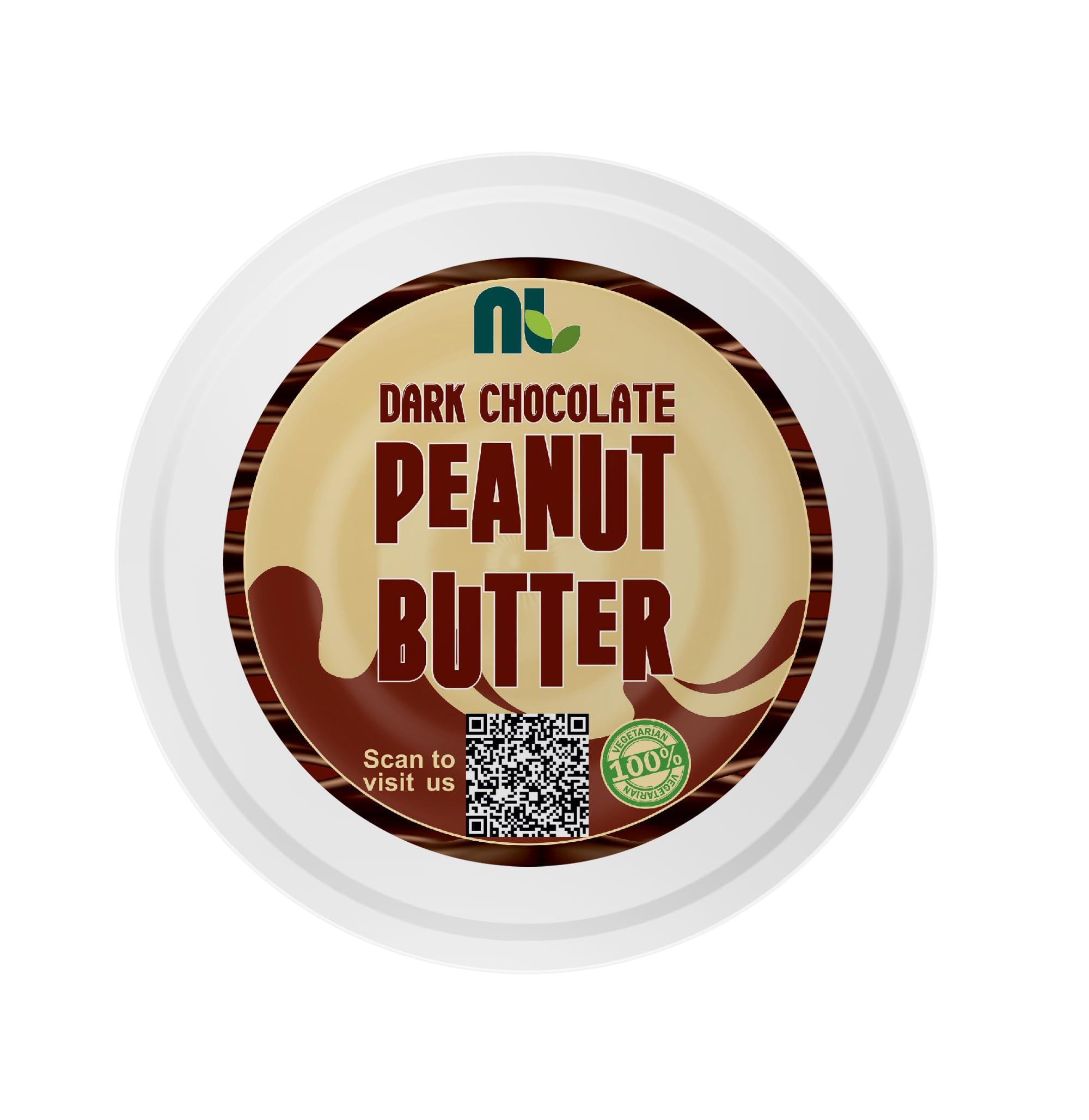 NUTLEAF Nutleaf Dark Chocolate Creamy Peanut Butter 1 Kg