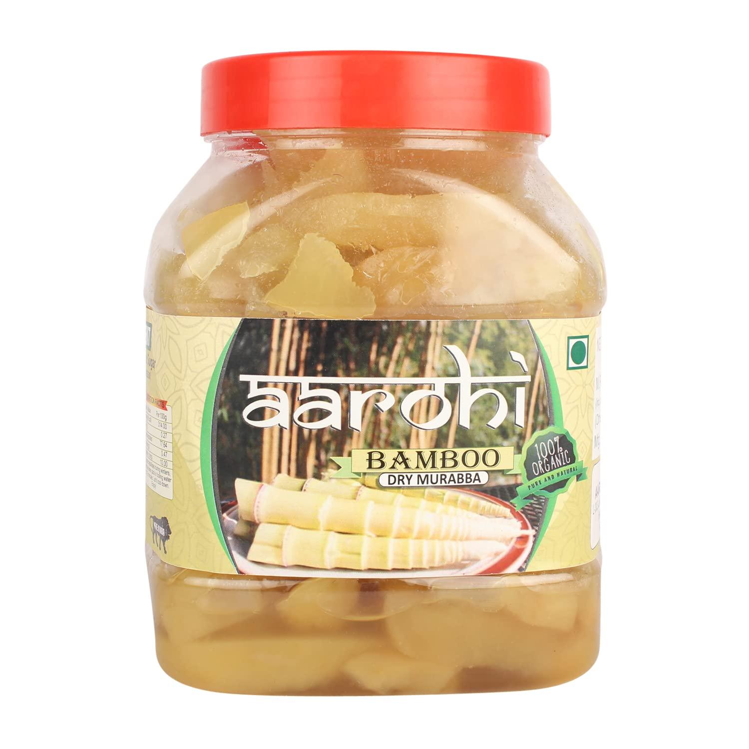 Aarohi Aarohi Organic Homemade Natural Bamboo Murabba Bans ka Murabba (900 Gram)