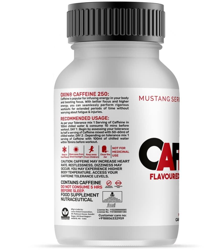 Oxin Nutrition – Desire to be distinct Oxin Nutrition – Desire to be distinct Caffeine 250 Pre Workout Natural Caffeine Powder Supplement, Pack of40 Servings (Berry Icy Blue)