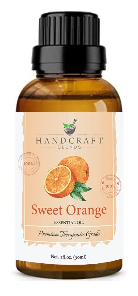Handcraft Blends Handcraft Blends Sweet Orange Essential Oil - 100% Pure and Natural - Premium Therapeutic Grade with Premium Glass Dropper (30 ml)