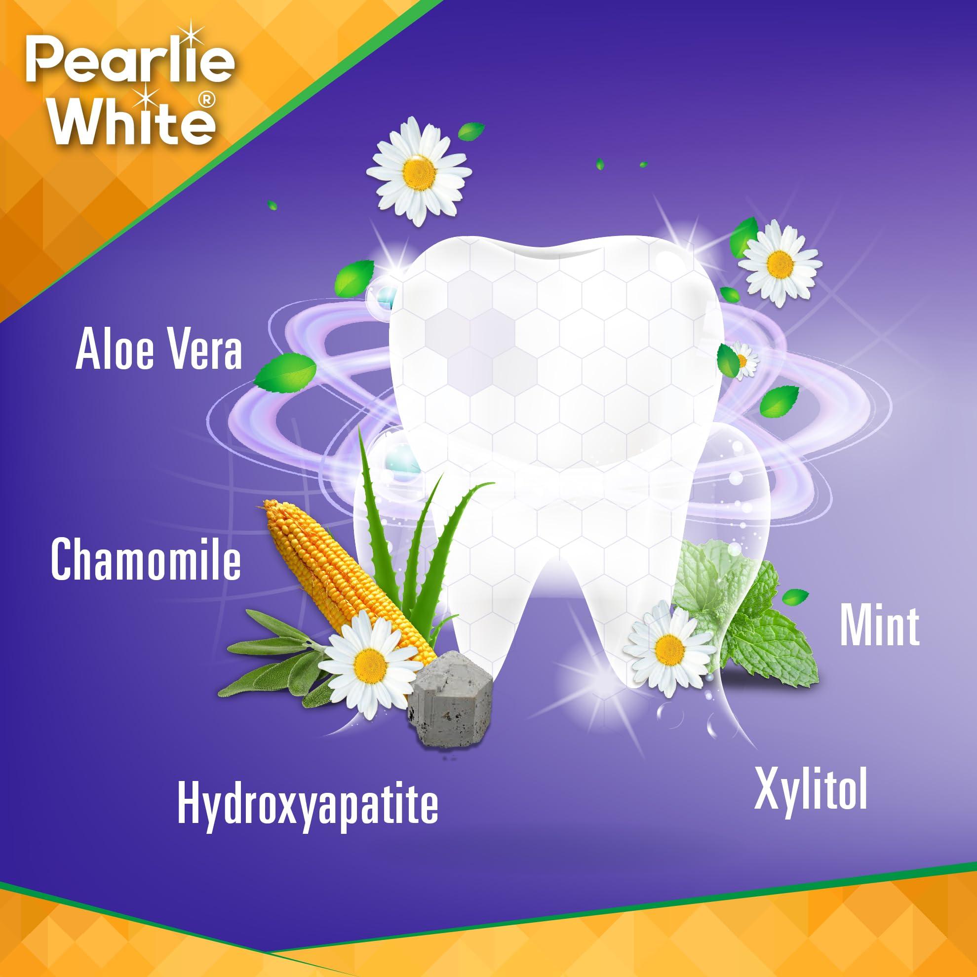 Pearlie White Pearlie White Active Remineralization Toothpaste - Fluoride Free (3.8oz) 110gm