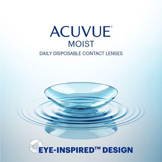 ACUVUE Acuvue 1 Day Moist for Astigmatism (Toric) Contact Lens - Pack of 30 (BC 8.5mm, -3.5 Diopters, Cyl -1.25, Axis 180)