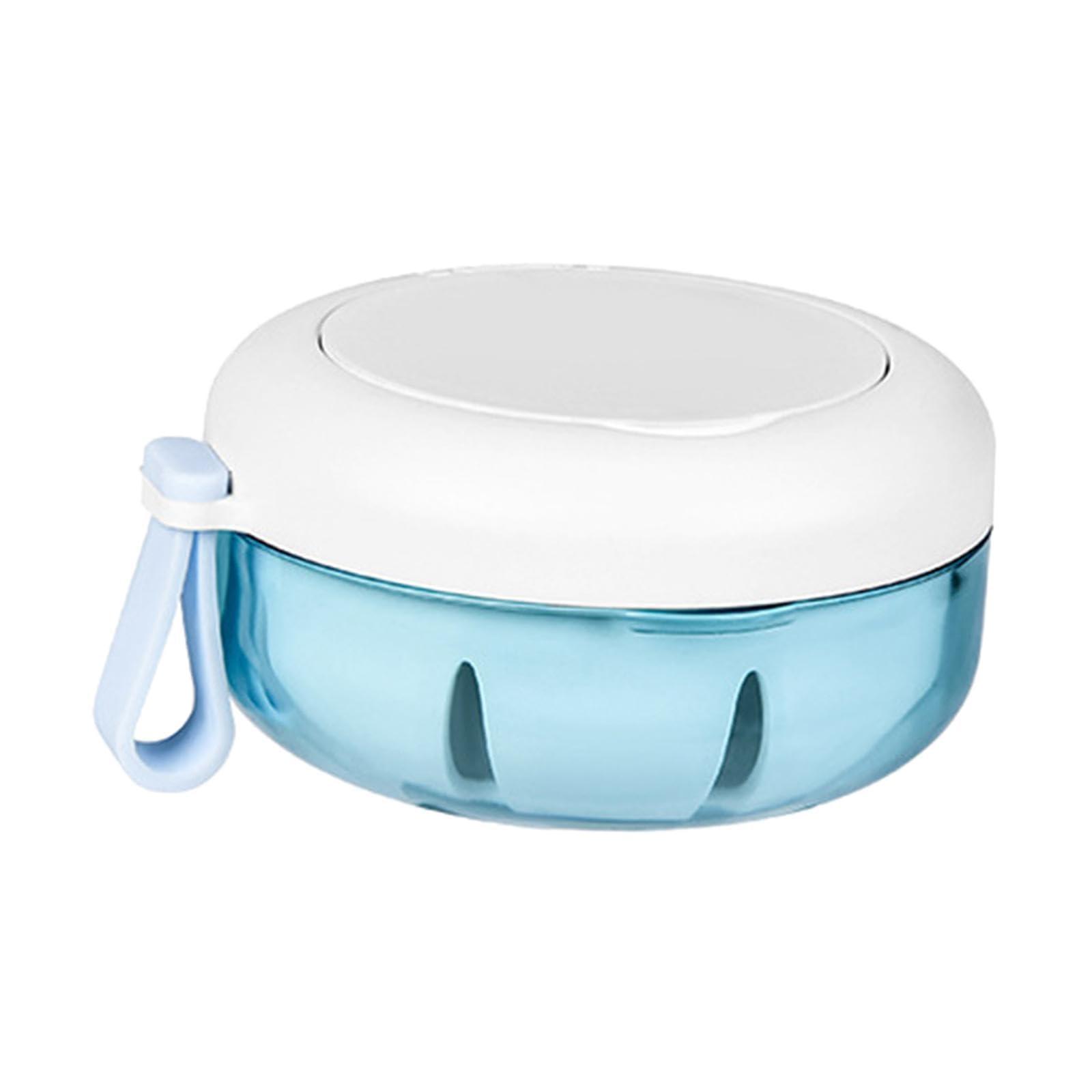 ATORSE ATORSE Denture Case Easily Drip and Dry with Strainer Basket Waterproof Denture Cup