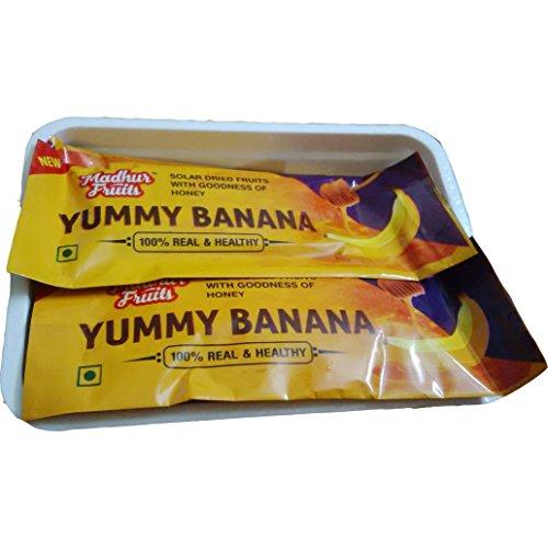 Madhur Madhur YUMMY BANANA -Solar Dried Bananas (Karpooravalli) 500 Gms