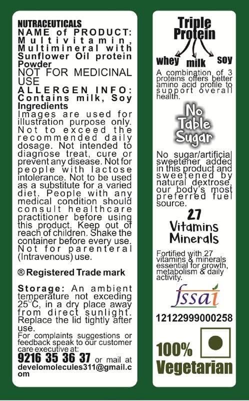 DEVELO Develo Kidney Health(Post Dialysis) Protein for Better Renal Health & Function - 1kg g Chocolate