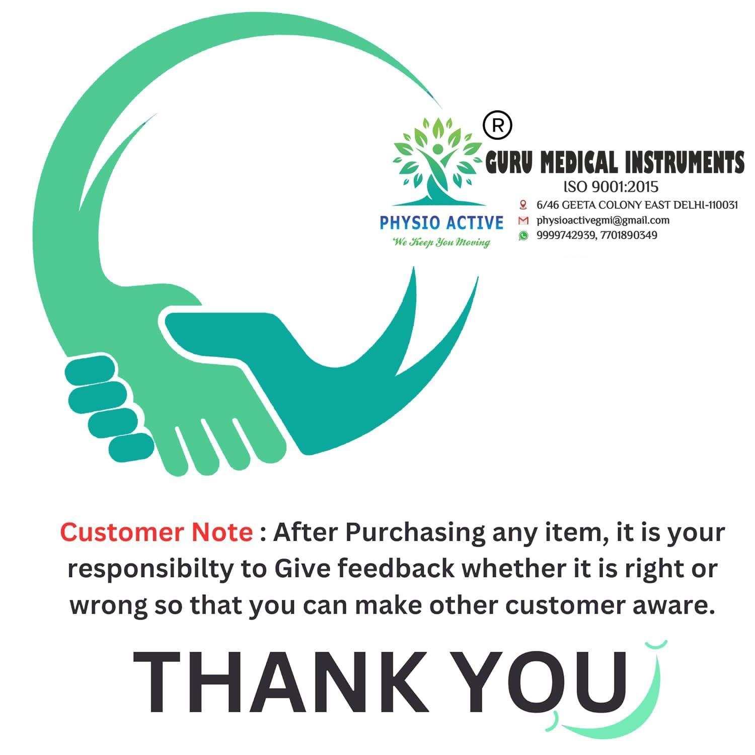 PHYSIO ACTIVE PHYSIO ACTIVE Mobilization Belt Used In Physiotherapy, Manual Therapy Belt For Physiotherapy (Black) (Buy One Get One Free)