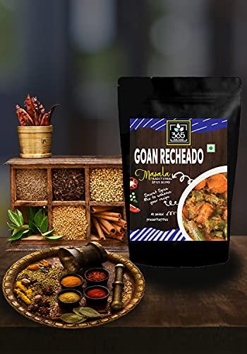 365 STORE TO DOOR 365 STORE TO DOOR Indian Spice – Goan Recheado Masala, 250 gm. | Homemade Powdered | for Healthy Cooking | Ready to use | All Seasonings Spices | Pure & Hygiene | Spice Mix – Pack of 1