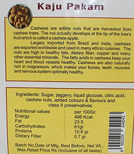 SWEET MAGIC SWEETMAGIC Cashew PAKAM ACHU 400G ( 200G Each,Pack of 2) Combo Pack of 2