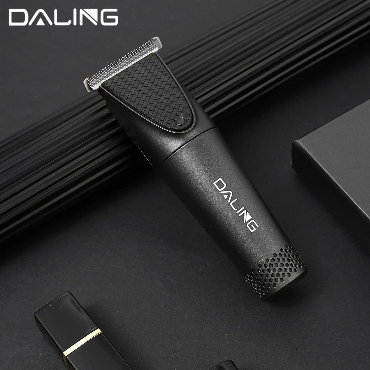 DALING DALING Electric Rechargeable Hair and Beard Trimmer for Men- 45 min Runtime, 4 Length Settings (Blue)