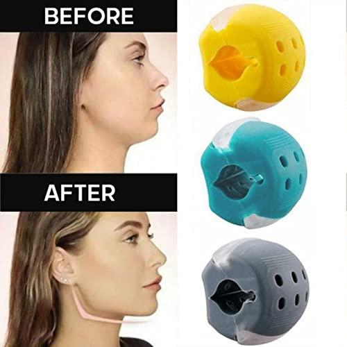 MYYNTI Myynti Jaw Exerciser for Men and Women Face Slimmer Jowline Shaper Double Chin Reducer Jaw Trainer Workout Multicolor Pack of 1