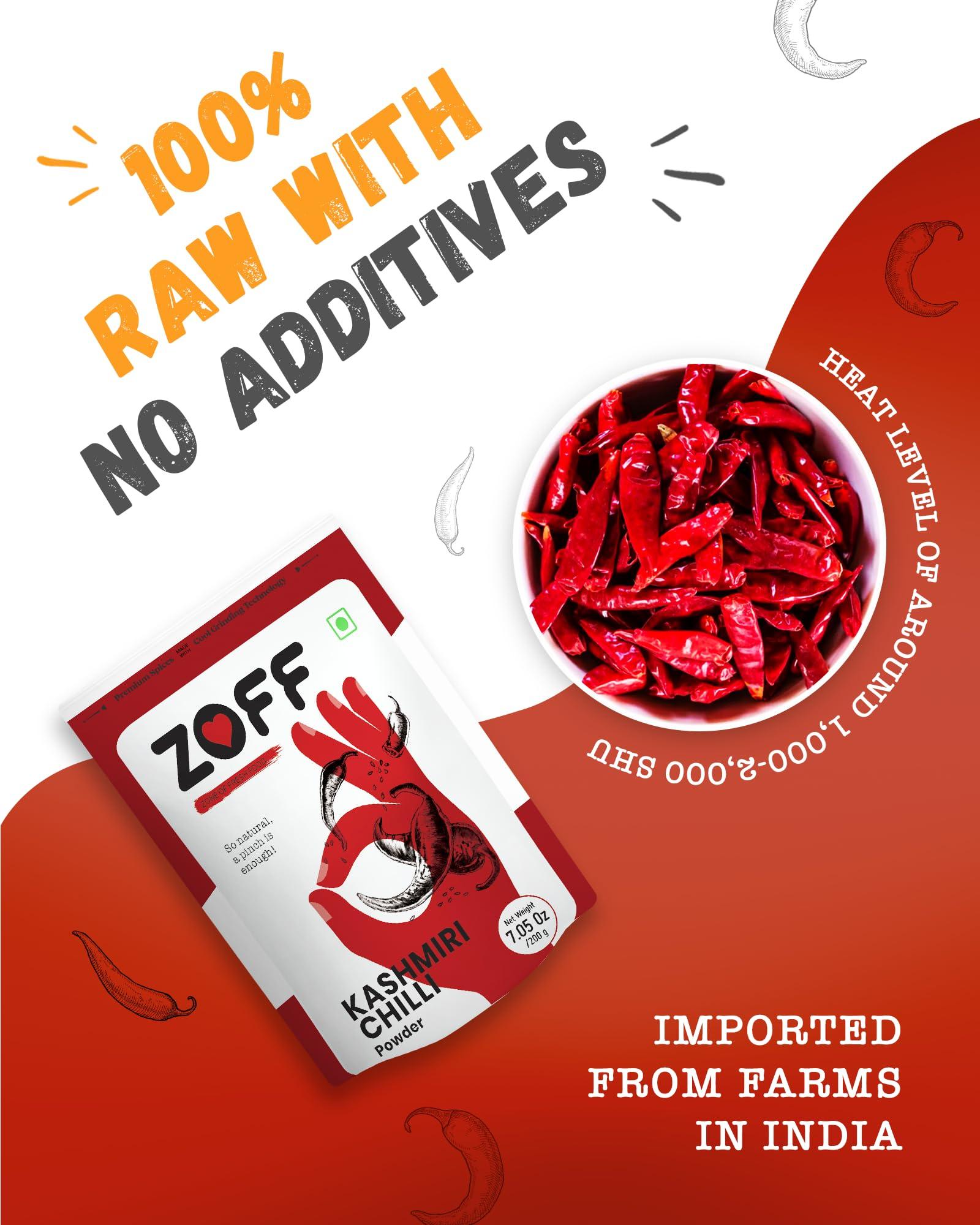 Zoff Zoff Red Chilli Powder | Lal Mirch Powder | Net Weight 200 g