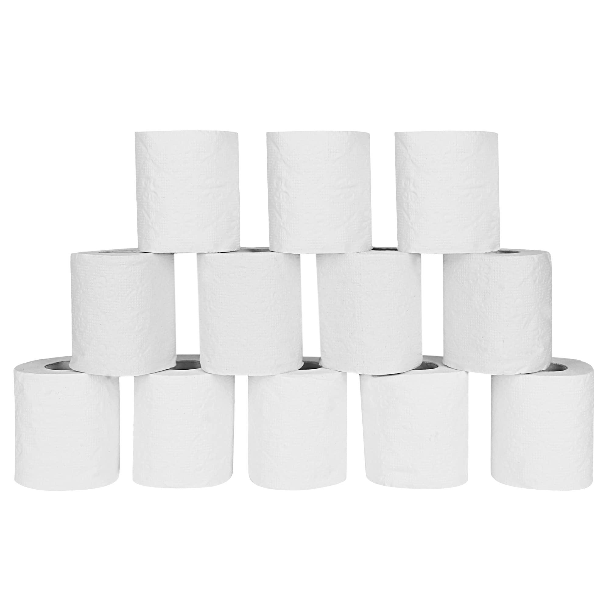 Pearsilk Pearsilk Toilet tissue paper roll, 4 Ply, 12 rolls Toilet Paper Roll