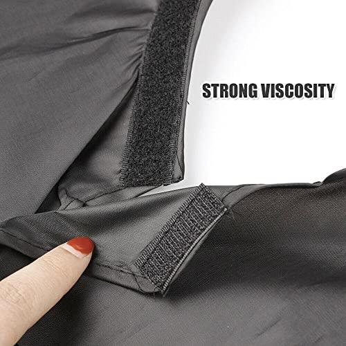 Allcato Allcato Black Beard Apron Hair CLIPPINGS Catcher Grooming BIB