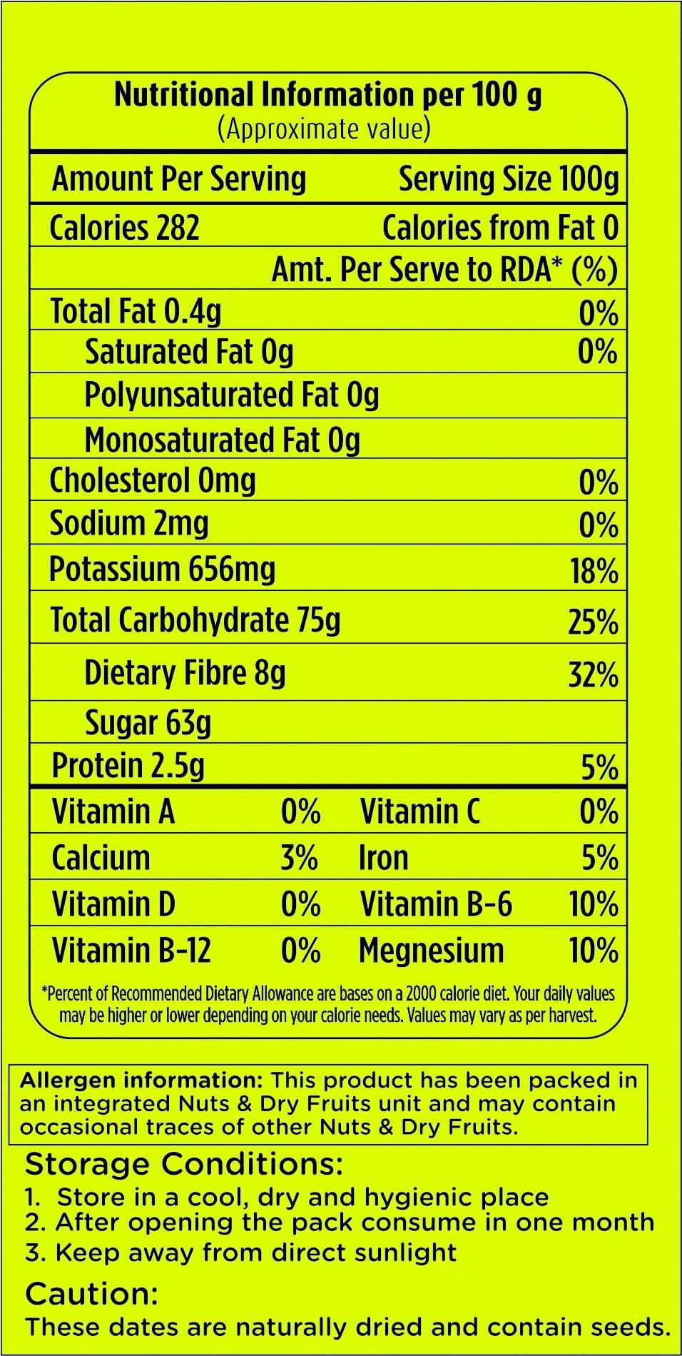 GOLDEN TREE Golden Tree Soft Zahidi Dates (250)