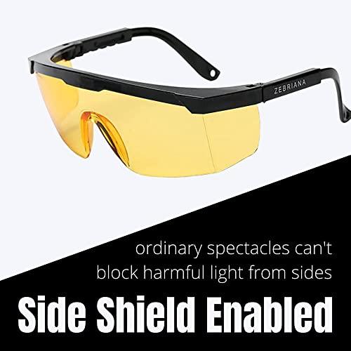 ZEBRIANA ZEBRIANA Retinoshield - Anti Blue Light Computer Safety Glasses (Amber Lens)