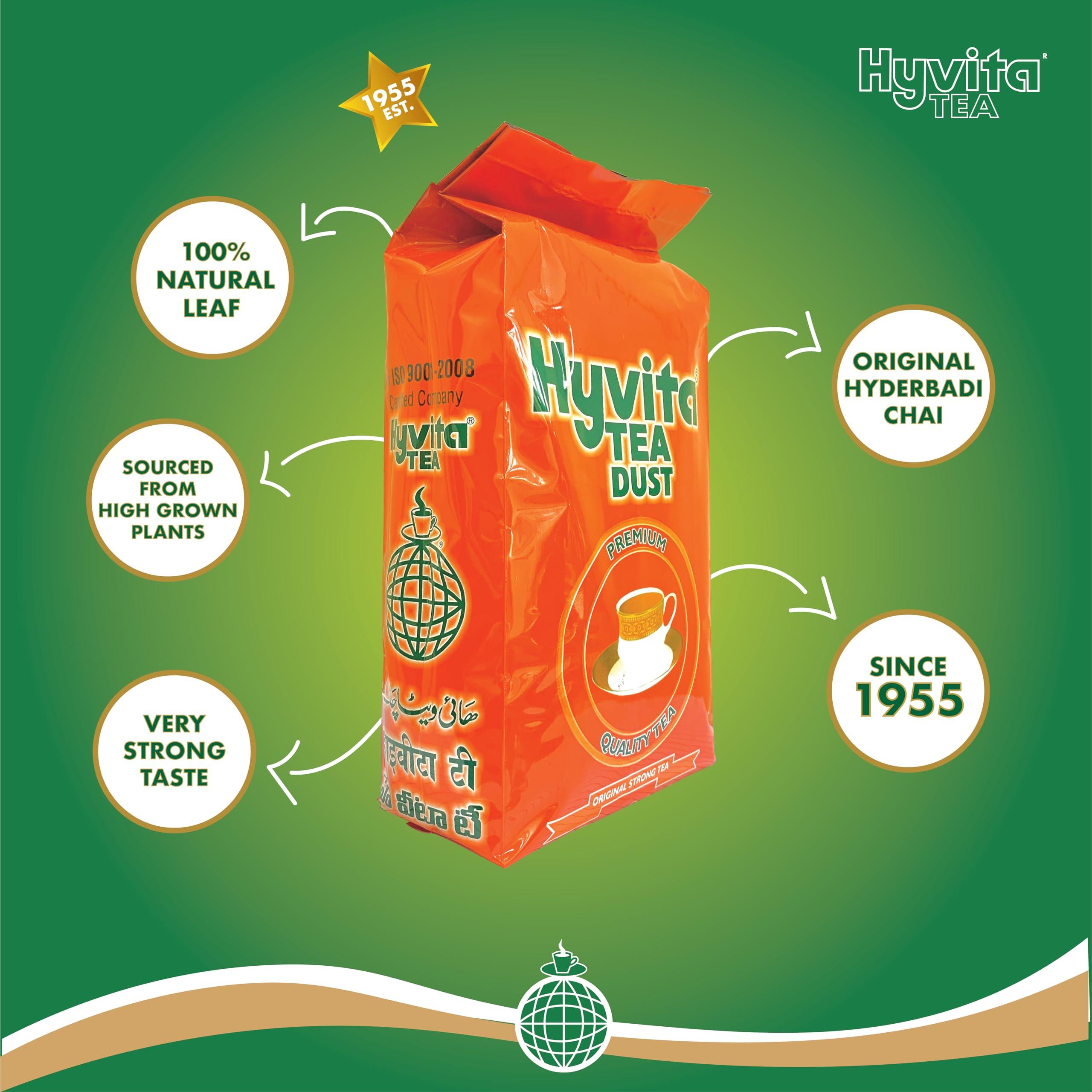 Hyvita Tea Hyvita Tea Dust | The Bold Essence of Original Hyderabadi Chai - Strong, Rich, and Authentic | 1kg | Tea Powder