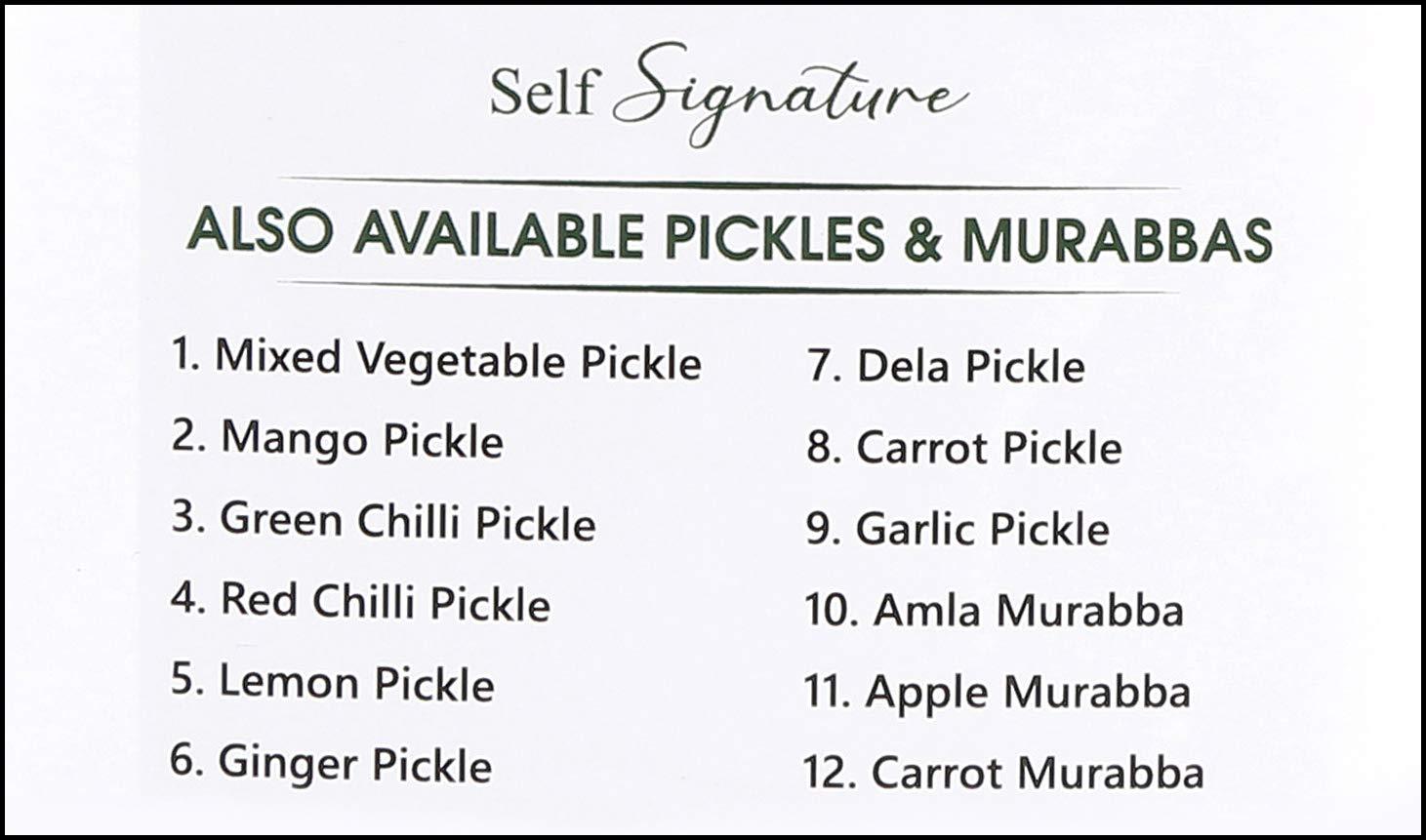 Self Signature Self Signature Mango Pickle Keri Ka Achaar (500 gm)