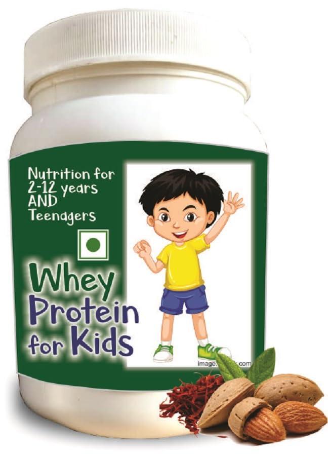 DEVELO Develo Whey Protein Powder for Little Kids (2-12 years) & Teenager Children, Boys & Girls - 1kg kesar Badam Flavour