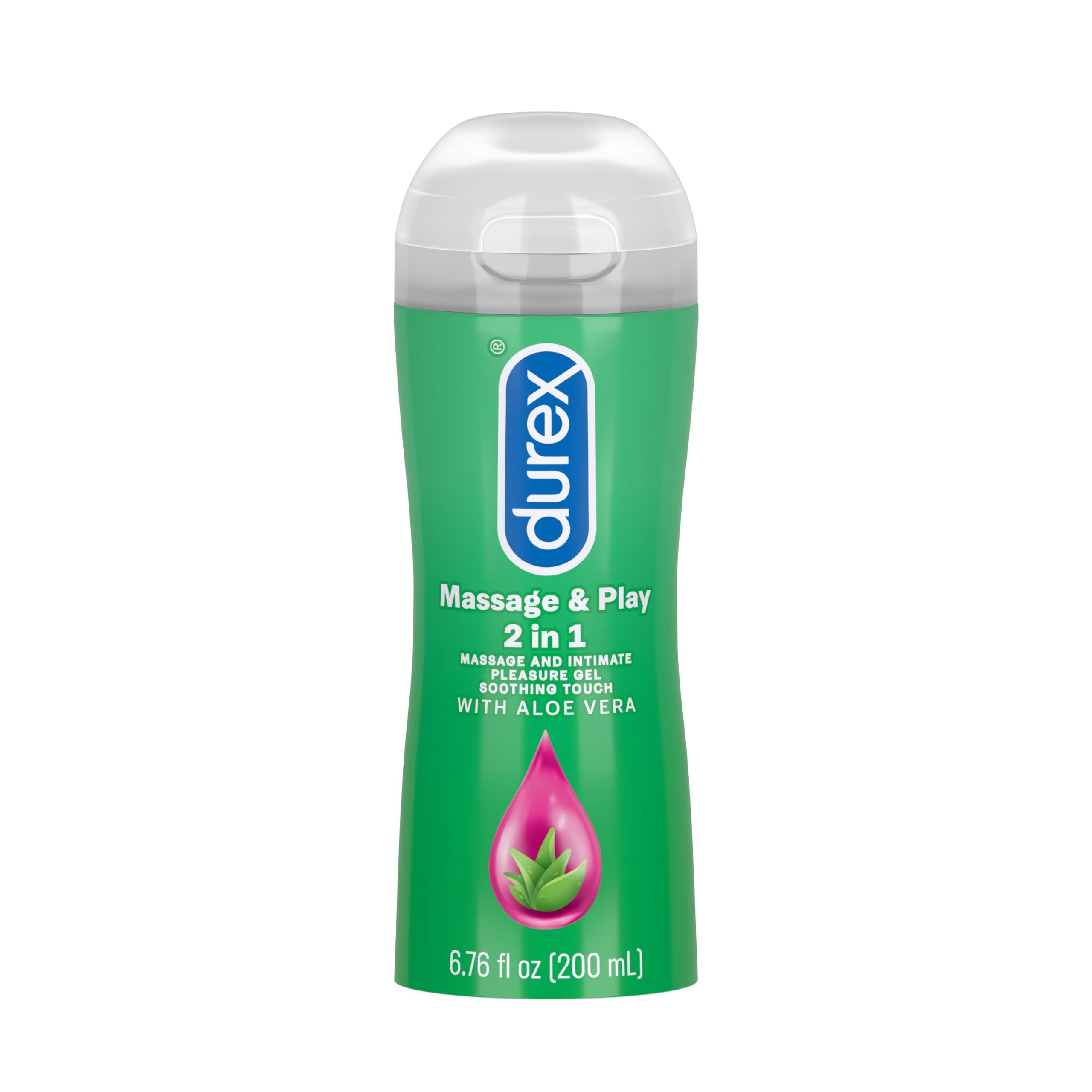 Durex Durex Massage & Play 2 in 1 Lubricant, 6.76 oz., Soothing Touch with Aloe Vera
