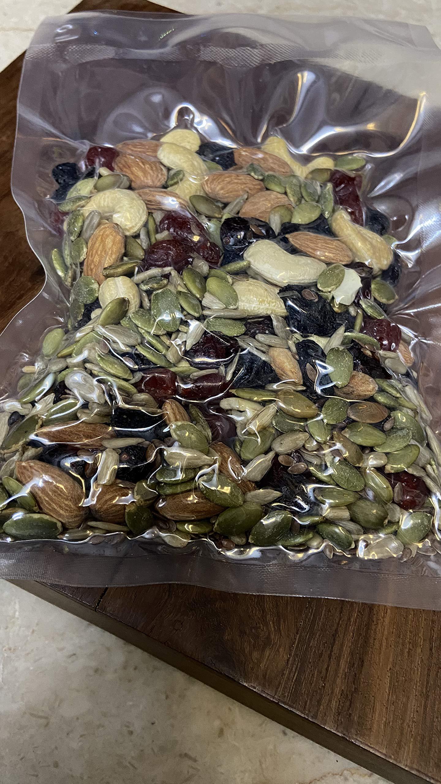 NUTMART NUTMART Premium Trail Mix || Energy Mix || Immunity Booster || Breakfast Mixture || Almonds,Cashews,Pumpkin Seeds,Sunflower Seeds,Flax Seeds,Cranberries,RED Berry || 1 KG