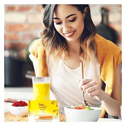 Baby Saffron Baby Saffron 100% World's Finest Mongra Saffron/Kesar Powder (A++++ Quality) For Tilak,Delicious Sweets, Pregnant Women, Skin Care (1 GM Each) (Pack of 3)