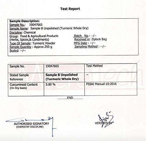 Organics Food Market Organics Food Market High Curcumin Turmeric Powder | Waigaon Turmeric, 500g