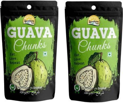 Kamdhenu Foods Kamdhenu Foods Dried Fruit Guava Chunks Healthy Candy | Snacks, Pack of 2 | 100gm Each