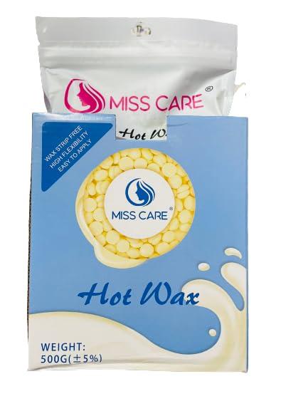Miss Care Miss Care 500GM HOT BEAN WAX (STRIPLESS) HAIR ROMVER FOR BODY WAXING, HOME,BEAUTY,SALON USE Wax