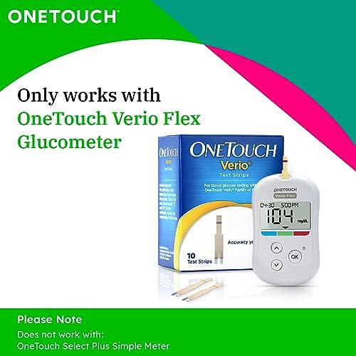 OneTouch OneTouch Verio Test Strips | Pack of 25 Strips | Blood Sugar Test Machine Testing Strips | Global Iconic Brand | For use with OneTouch Verio Flex Glucometer