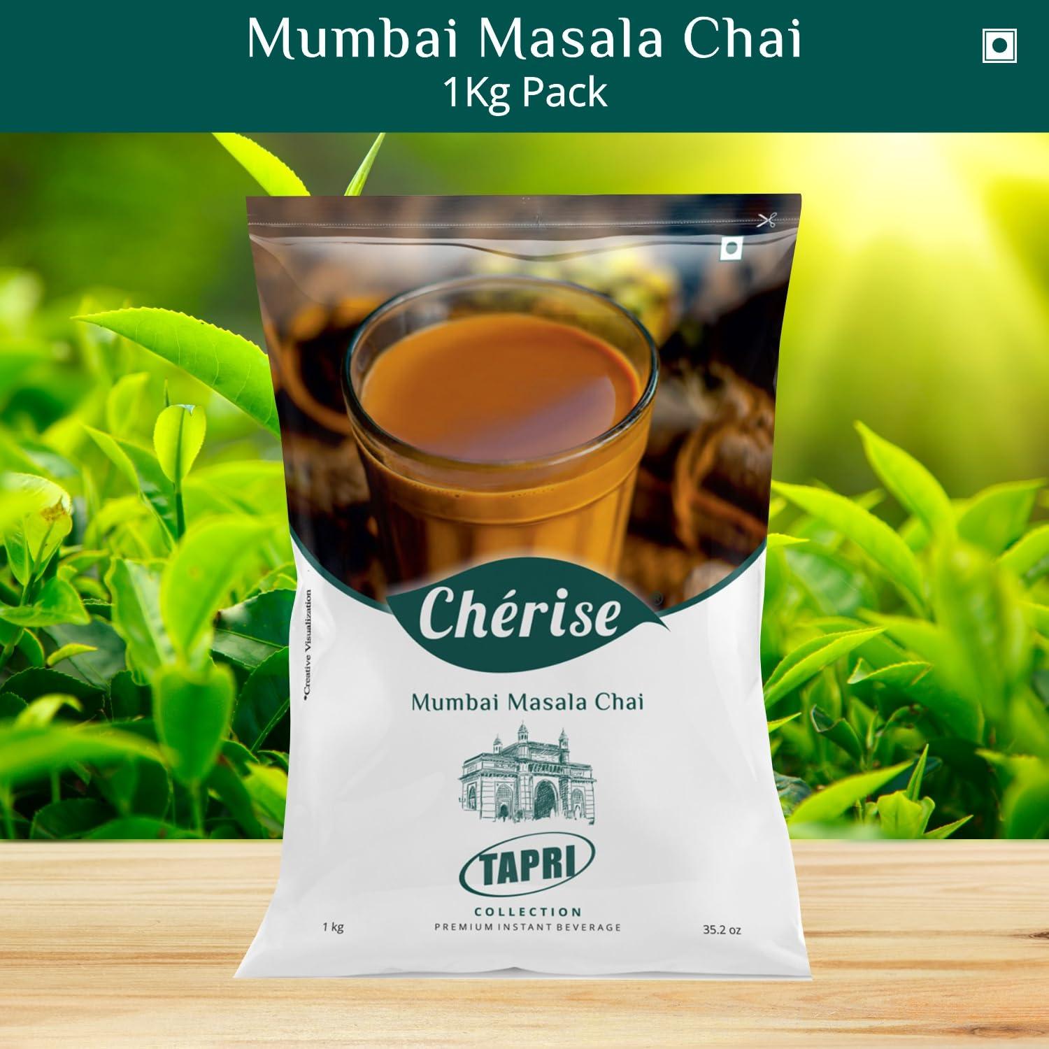 Cherise Cherise Tapri Premium Mumbai Masala Chai, Instant Tea Premix (1 kg Pouch)