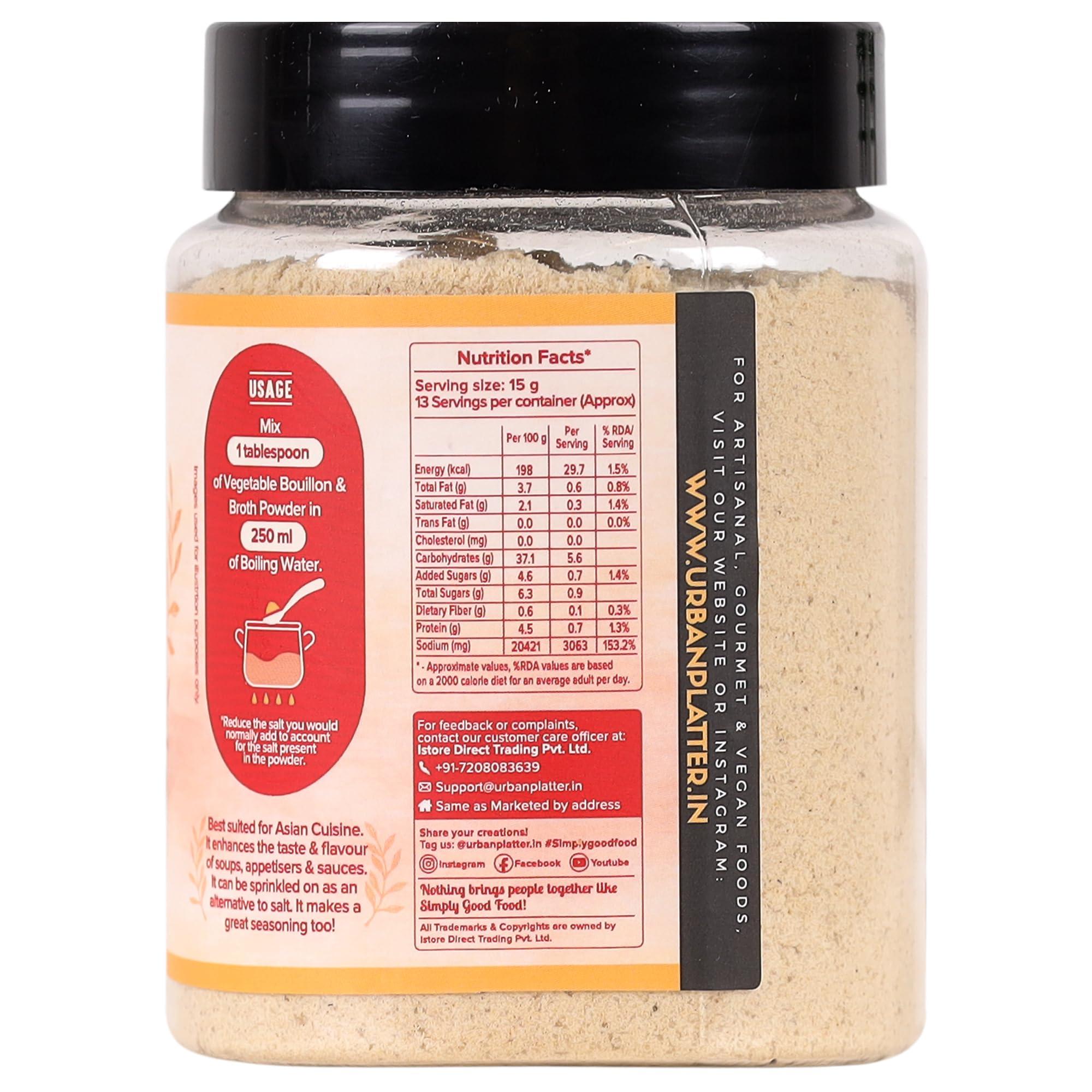 urban platter Urban Platter Chicken-less Bouillon & Broth Powder, 200g (Makes Chicken Stock, Perfect for Plant-based Cooking, Stock de Poulet)