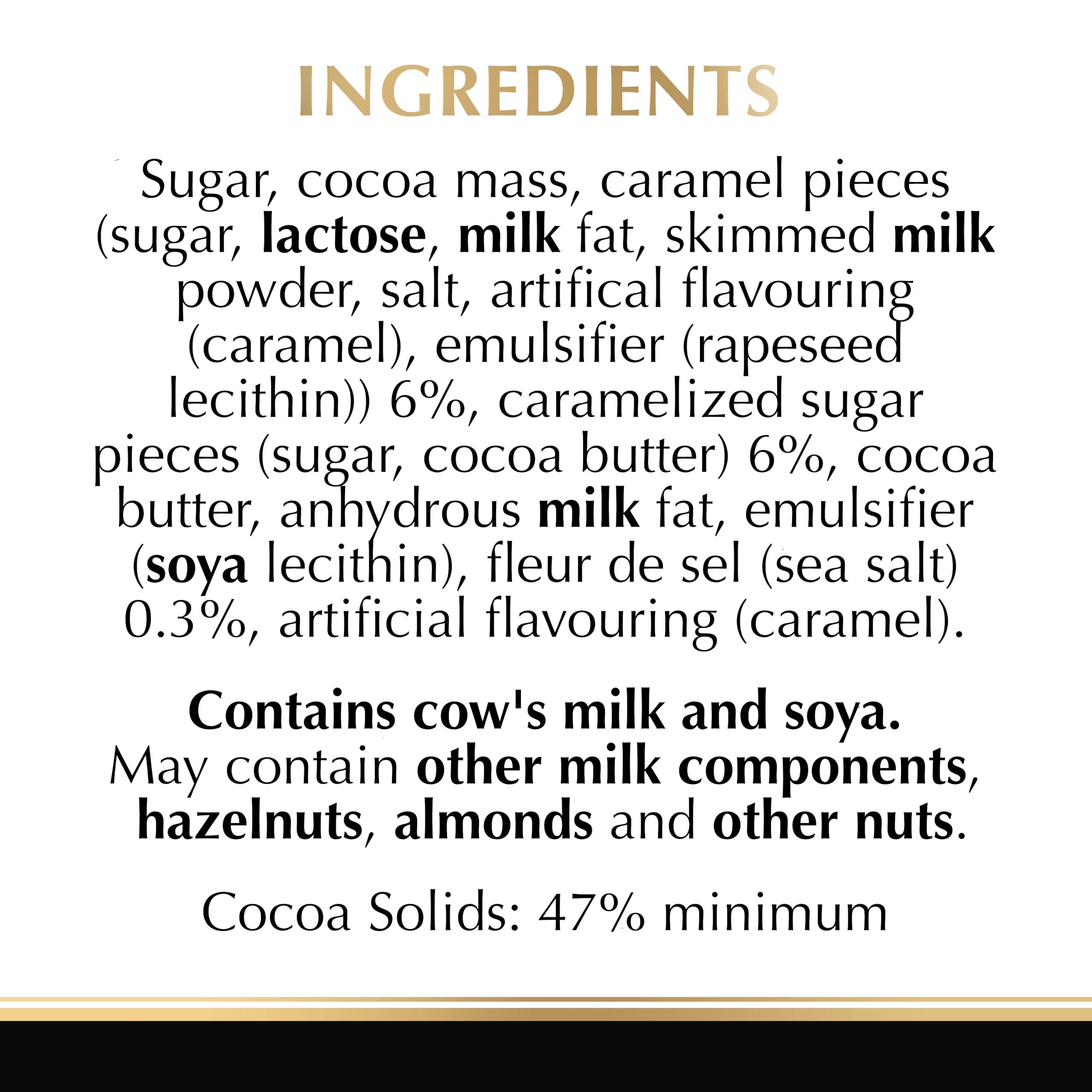 Lindt Lindt Excellence Caramel & Sea Salt Touch Chocolate Bar 100 Grams (Pack of 2)