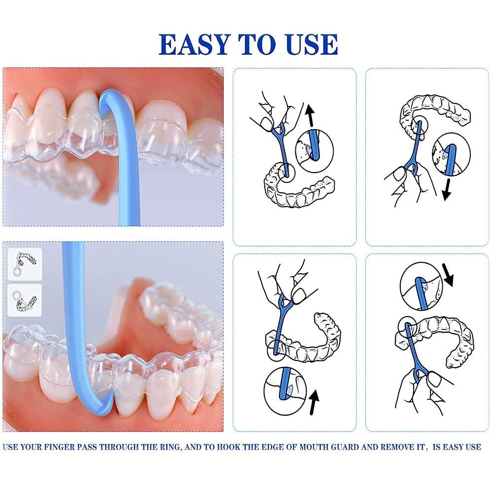 Dentosmile Dentosmile Aligner Remover Tool/Invisible Removable Braces, Invisible Aligner Remover-Aligner Remover-Fixer (Pink) (1)