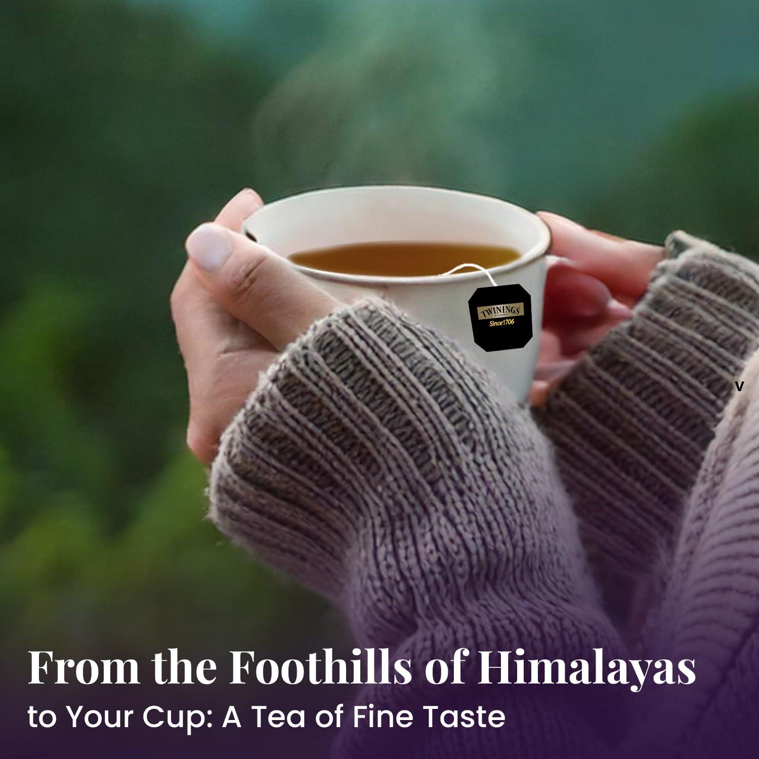 Twinings Twinings Darjeeling Tea,25 Teabags,Premium Black Tea,Twinings Origins,Light Strength,Delicate&Subtle,50 Gm,Pack of 25