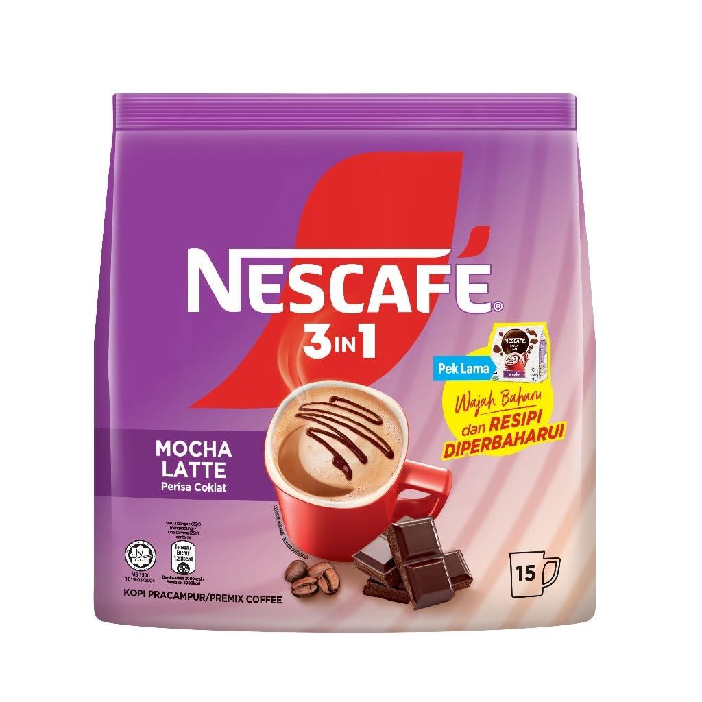 Nestle Nescafe Latte Mocha Coffee, 31g (Pack Of 15)