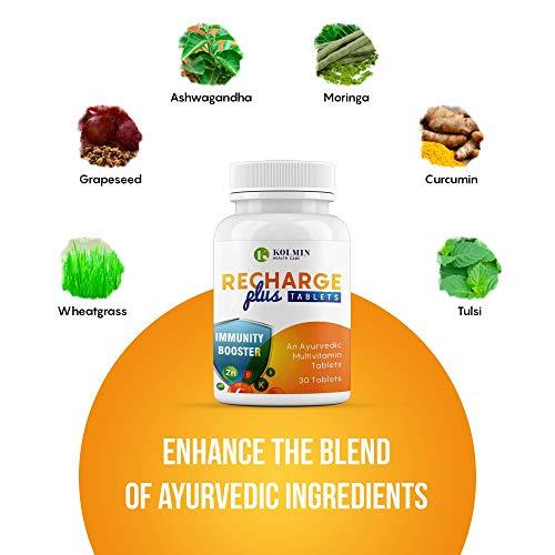 Kolmin Healthcare Ayurvedic Multivitamin Tablets Recharge Plus