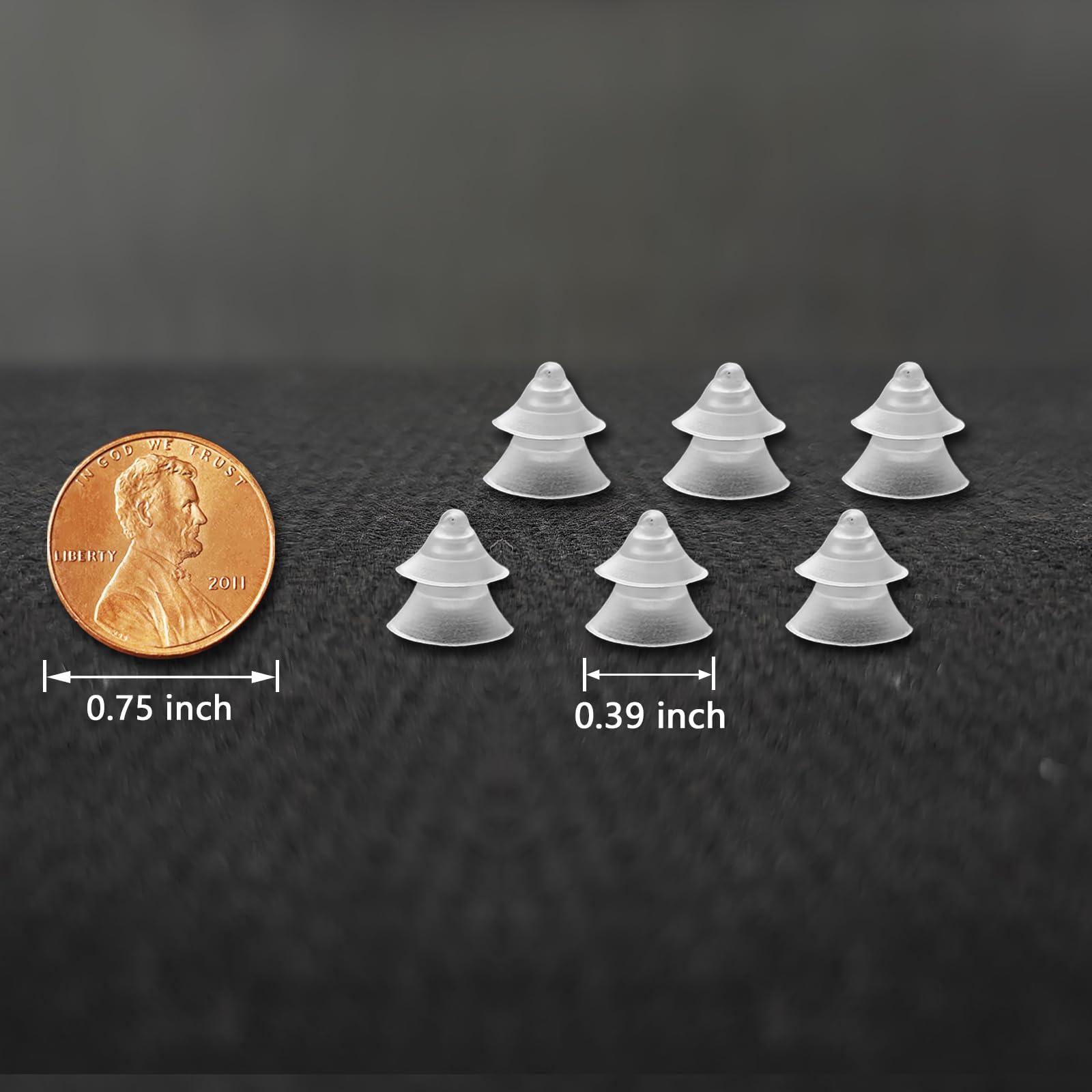 Banglijian Banglijian BTE Hearing Amplifier Accessories, 6 Ear Domes Double Layer Design for 2B Size (Medium)