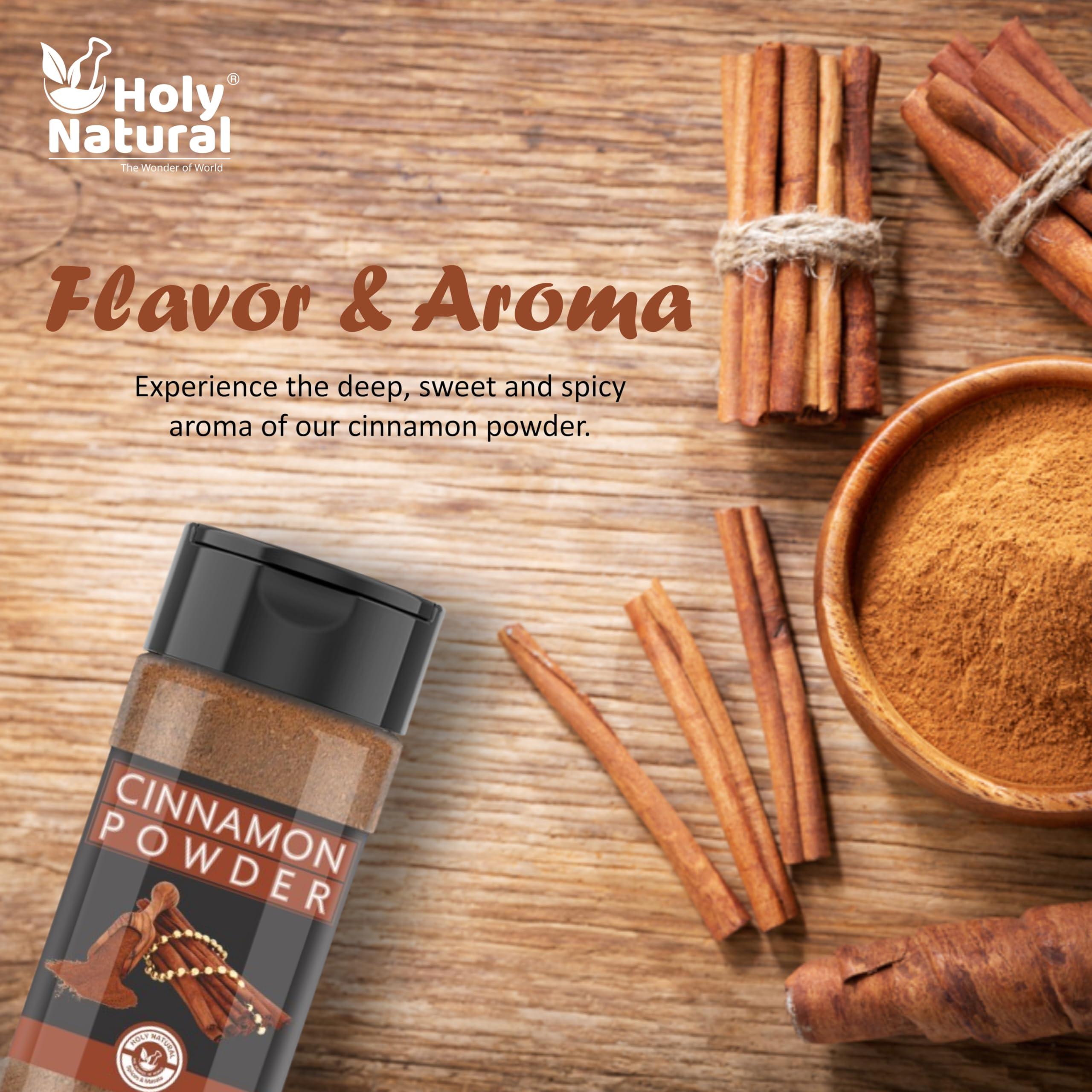 Holy Natural - The Wonder of World Holy Natural Pure and Natural Cinnamon (Dalcheeni) Powder - 85 GM