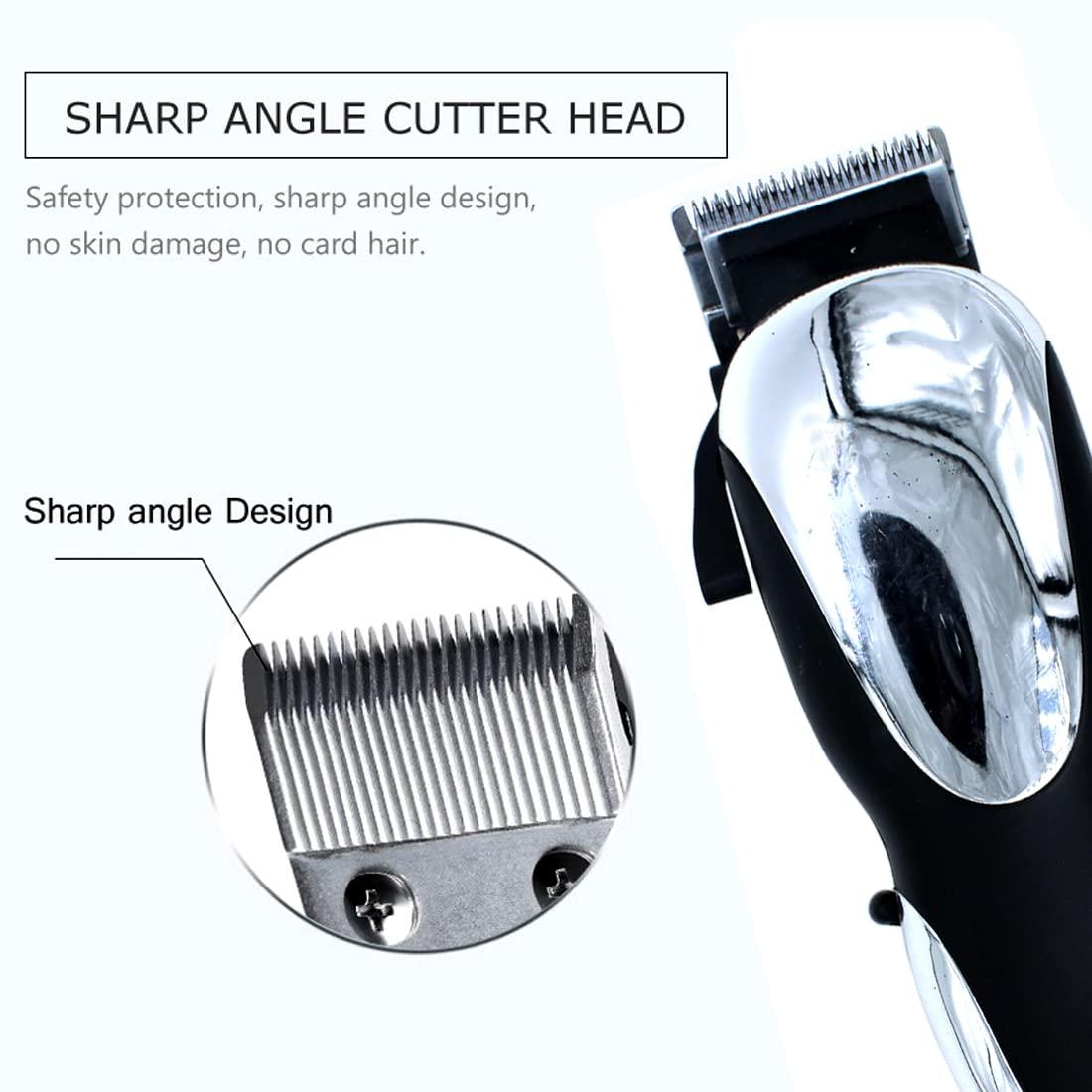 QGS QGS Men\'s KMEY Waterproof Professional Big Corded Beard Mustache Hair Trimmer High Power Hair Clipper Electric Razor Multicolor (0.8mm to 12mm Trimming Range) (6 Month Warranty) 105