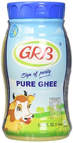 GRB GRB Pure Ghee - Sign of Purity / 33.81 Fl. Oz., 1 Litre