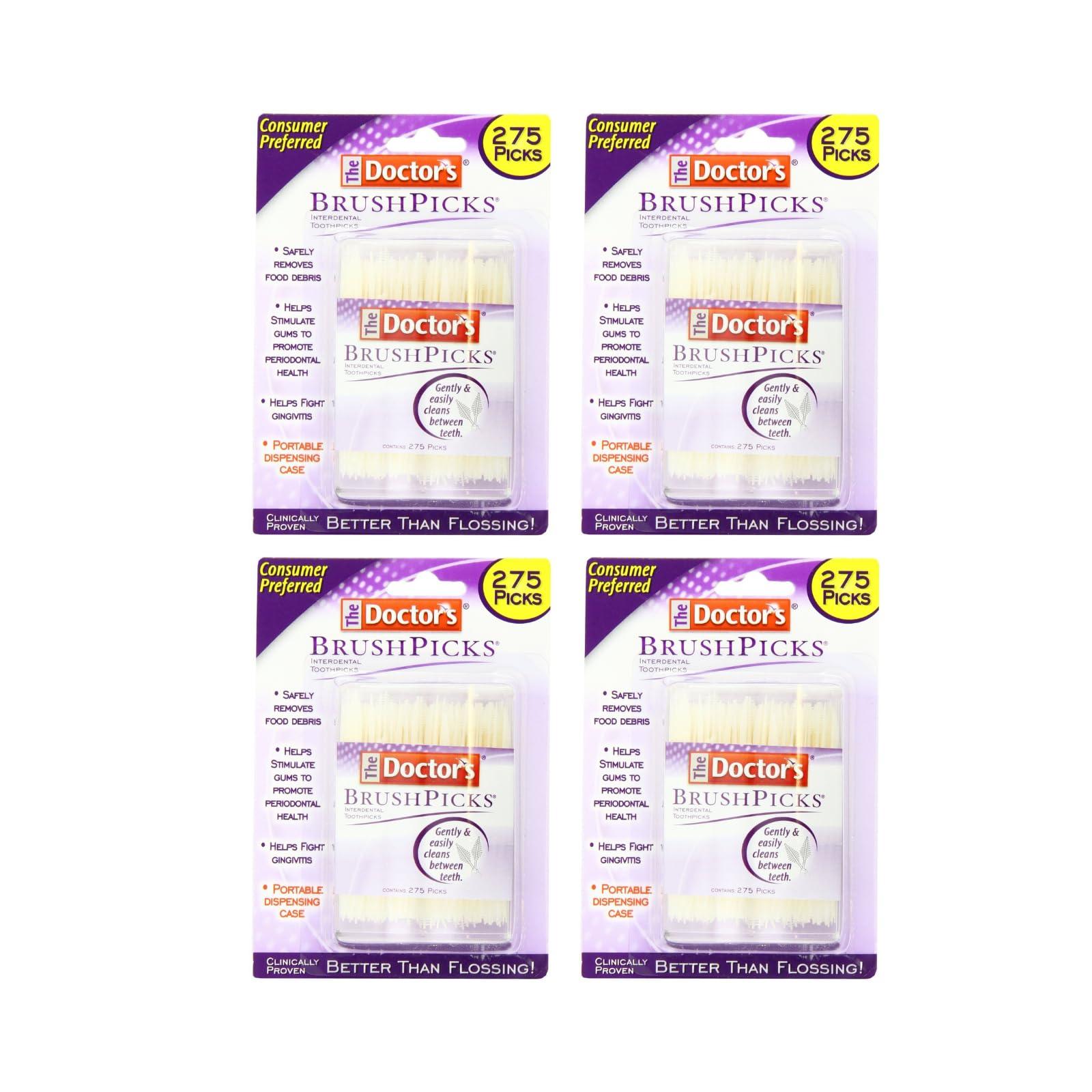 The Doctor\'s 1100 (4 x 275) : Doctor\'s Brushpicks Treatment, 1100 Count