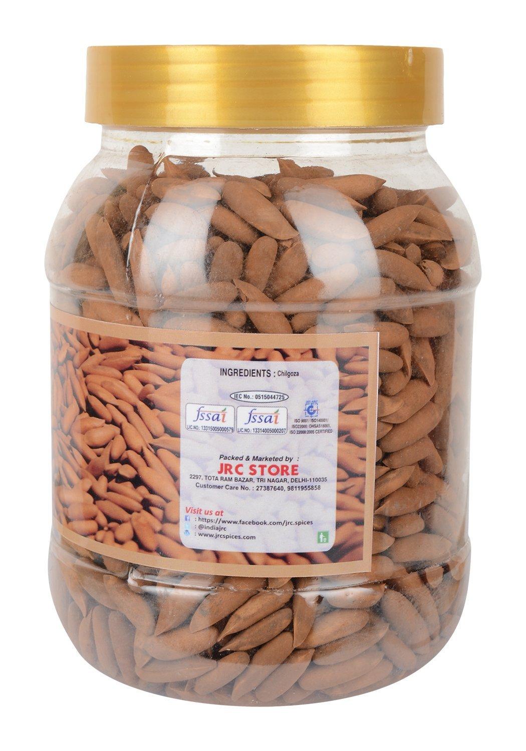 JRC JRC- Chilgoza Dry Fruit |Pine Nuts with Shell | Pine Seed with Shell 400 gm