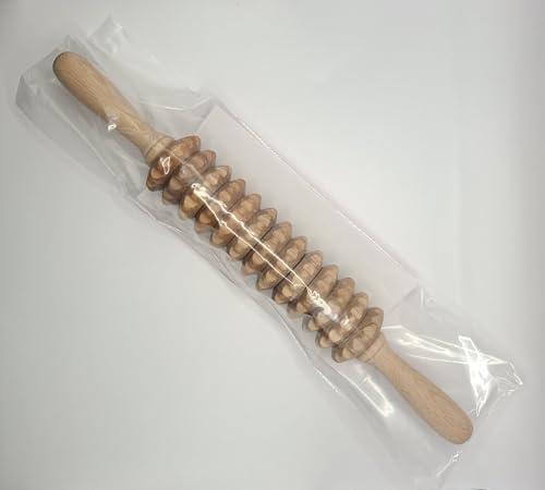 tuuli Tuuli Accessories Anti Cellulite Massage Roller Tool Massager Maderotherapy Wooden 15.7 inches