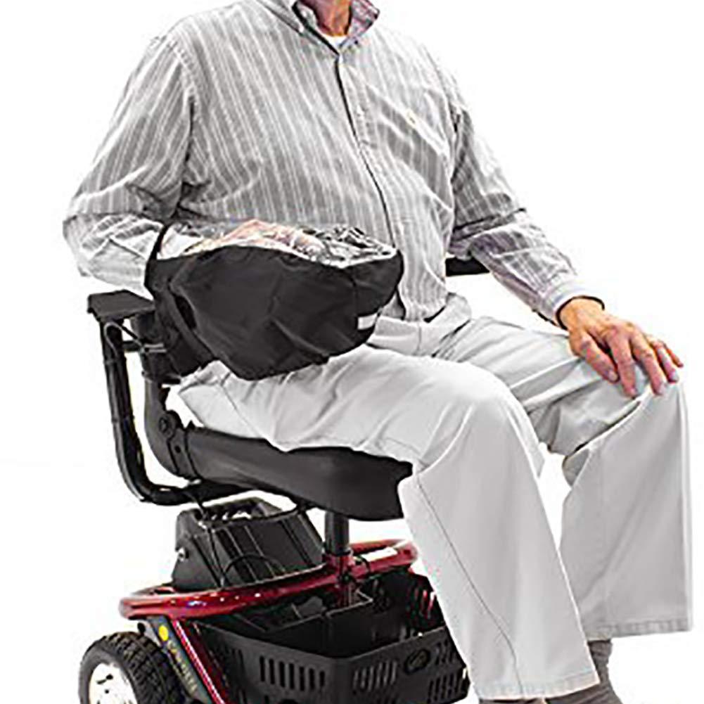 ANER Power Wheelchair Armrest Cover, Clear Electric Wheelchair Joystick Rain Cover, Durable Wheelchair Wrist Control Protector, 2515cm