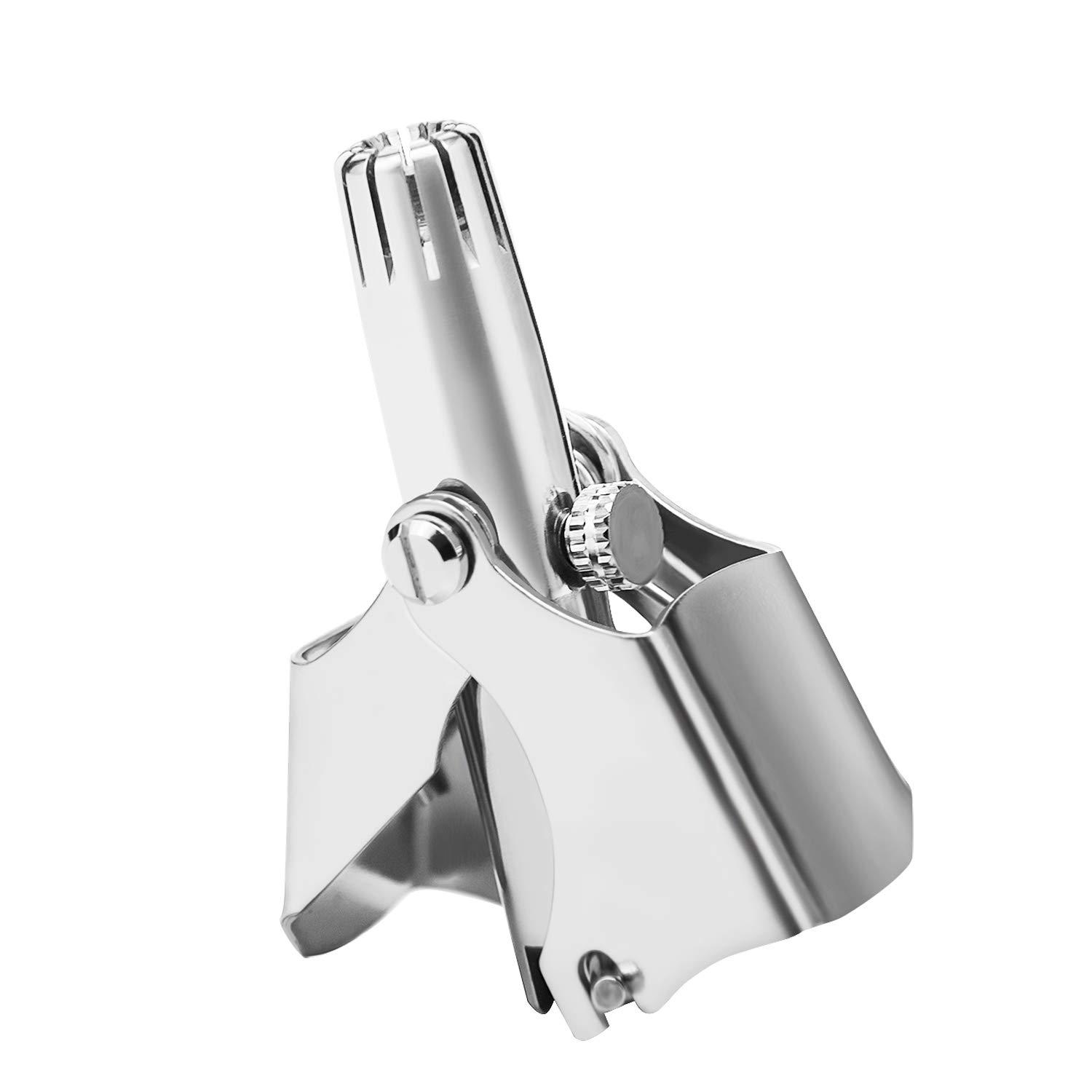 PANASON PANASON Manual Nose Hair Trimmer & Ear Hair Trimmer, Shus Live Stainless Steel Manual Nose Hair Remover For Men And Women, Easy Cleansing And Easy To Carry, Sh20-N1