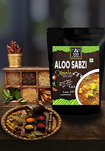 365 STORE TO DOOR 365 STORE TO DOOR Indian Spice – Aloo sabji Masala, 250 gm. | Homemade Powdered | for Healthy Cooking | Ready to use | All Seasonings Spices | Pure & Hygiene | Spice Mix – Pack of 1
