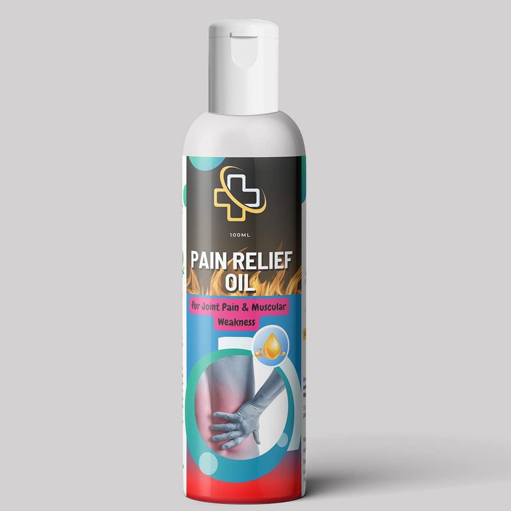 FCS Natural & Ayurvedic Pain Relief Oil for Muscle & Joint Pain 100ml