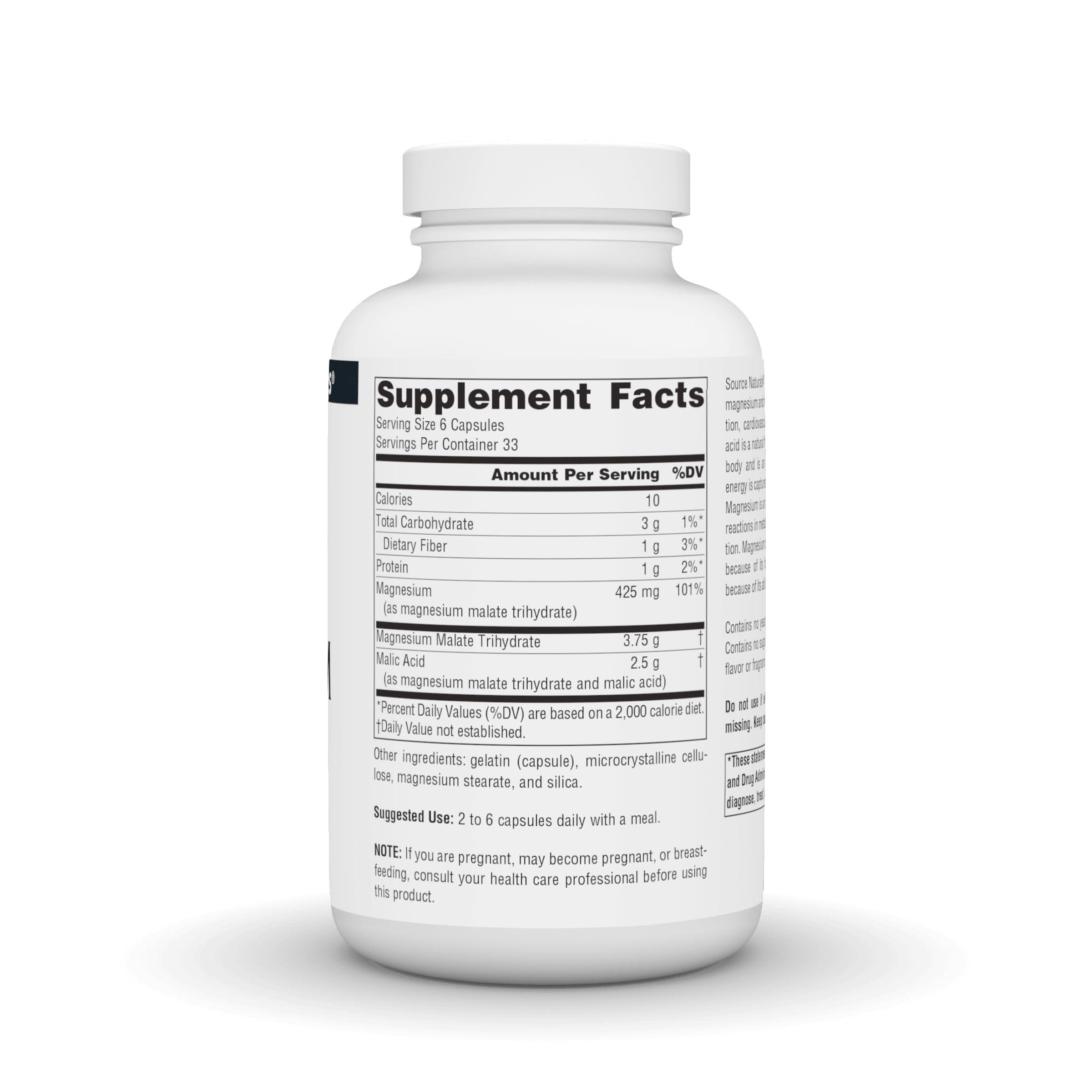 Source Naturals Source Naturals Magnesium Malate - 200 caps - 625 mg