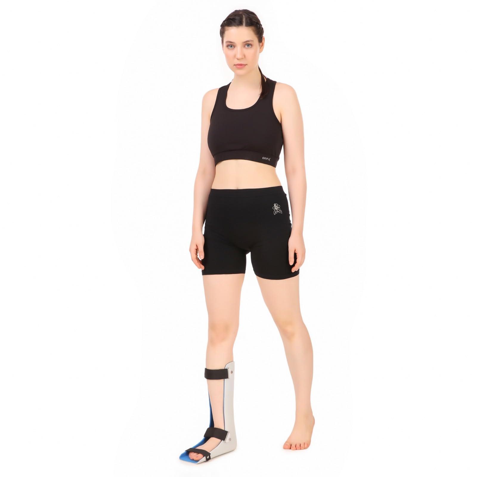 Medilink Medilink Foot Drop Splint Left leg padded (With Liner)- orthopedic ankle foot brace stabilizer (left)(small)