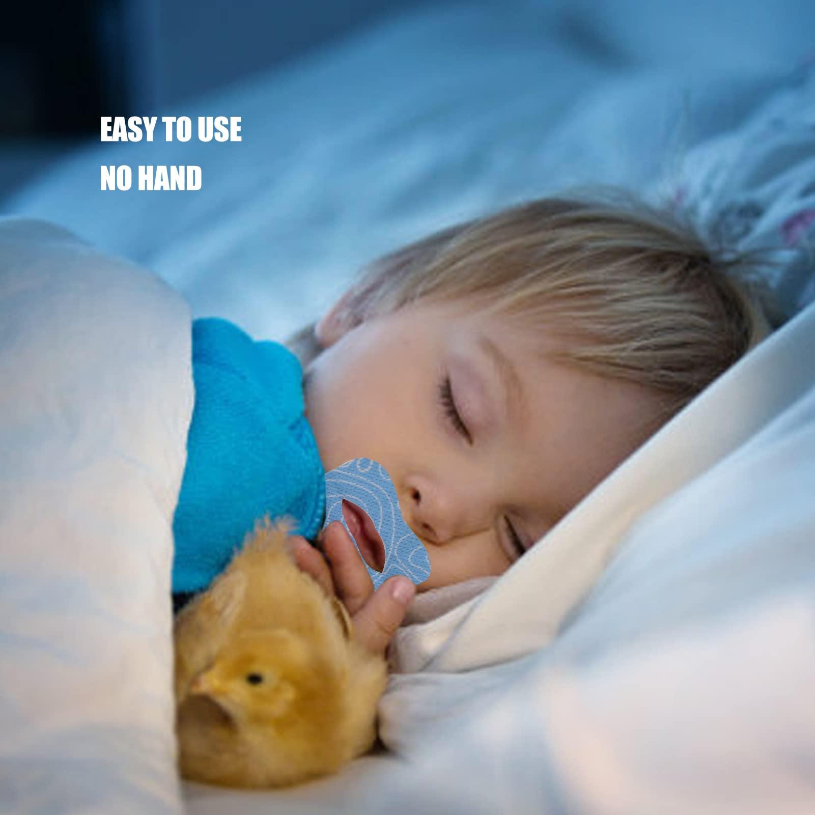 Folanda Kids Sleep Strips 30Pcs, Gentle Mouth Tape for Better Nose Breathing, Stretchable Nighttime Mouth Sleep Aid, Reducing Mouth Breathing, Improved Nighttime Sleeping and Instant Snoring Relief